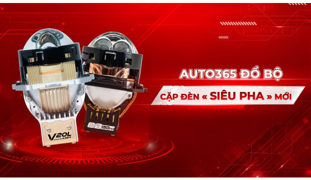 AUTO365 ĐỔ BỘ CẶP ĐÈN “SIÊU PHA” MỚI 